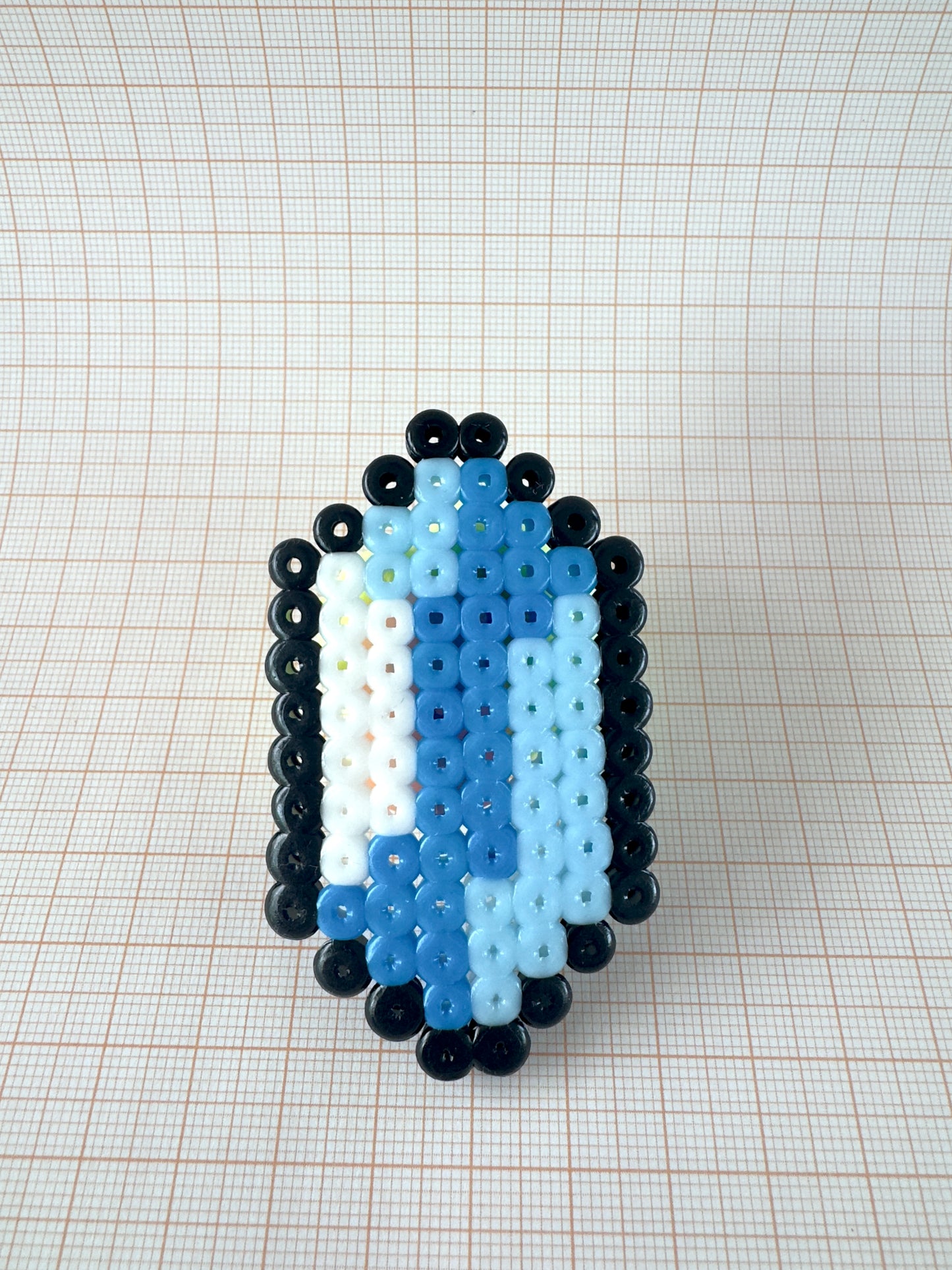 Medium 14x8 Hama Bead Pixel Art - Zelda Rupee (Legend of Zelda Inspired)